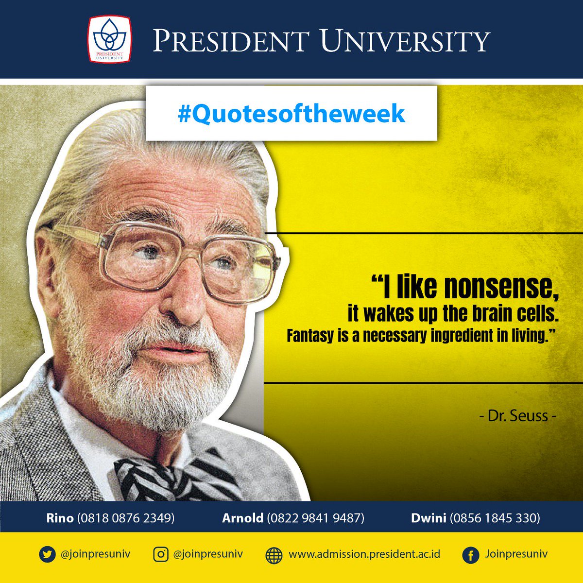 joinpresuniv's tweet photo. #sundayquotes #happysunday #sundayfunday #quotesforyou #joinpresuniv https://t.co/AYaWZ07QOr