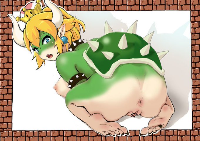 [R-18] クッパ姫 #クッパ姫 #おしり https://t.co/AebL3Q1qlR 