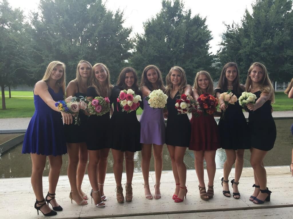 nolansoccer's tweet photo. Can't ask for a better group of amazing young women!  They clean up nicely #lcsHOCO #lvsFamily #lvs4ever https://t.co/A47mBezUxK
