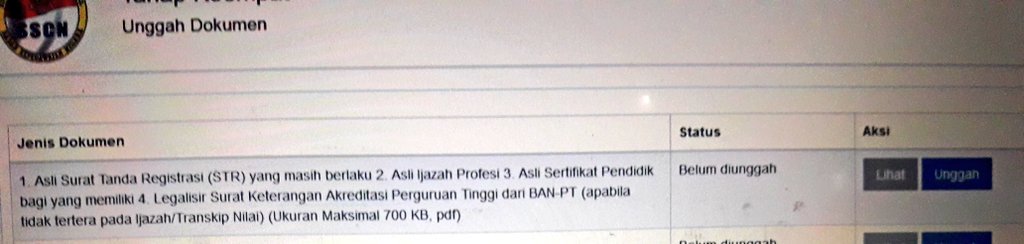 DarwanGustanto's tweet photo. @BKNgoid Maksudnya surat tanda registrasi itu surat yg awal pertama kita cetak ya min https://t.co/NX0EiBrg06
