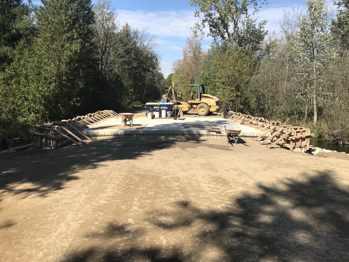 The curbs in Erin are now poured. We are on the home stretch!