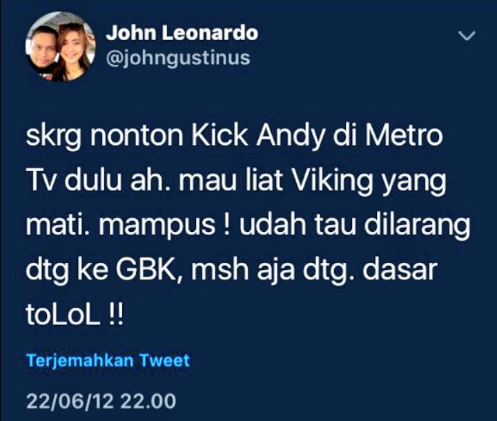 Tiap2 manusia bertanggung jawab menciptakan kedamaian terhadap diri sendiri maupun org lain
Bicaramu kualitasmu