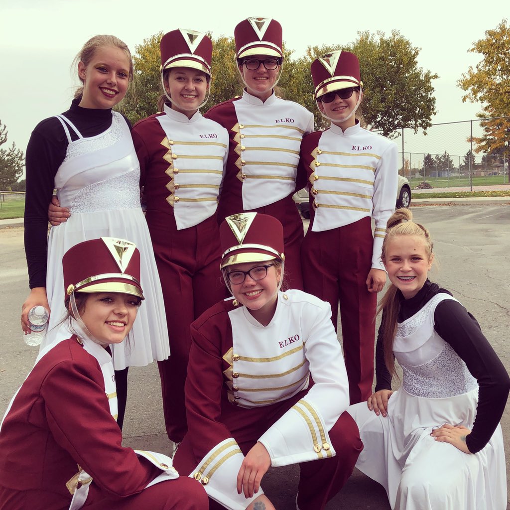 DanceElko's tweet photo. Congrats to our EHS Dancers who are also part of the band and color guard for winning the spirit stick in Caldwell ID today. Congratulations 🎉 Ladies!!! 
#ehs #ehsdance #ehsindiansdance #elkohighschool #danceteam #squad https://t.co/p07PFKi8hz