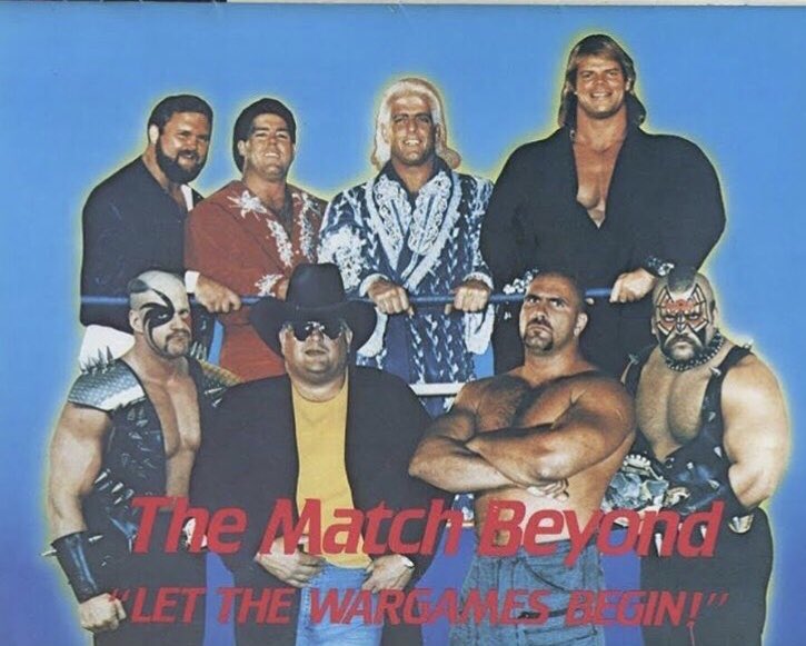 ShamansWorld1's tweet image. The War Games, The Match Beyond Begins! #nwawrestling #wargames #thematchbeyond #ricflair #wooo #fourhorsemen #dustyrhodes #hawk #animal #arnanderson #nikitakoloff #tullyblanchard #oldschoolwreatling #vintagewrestling