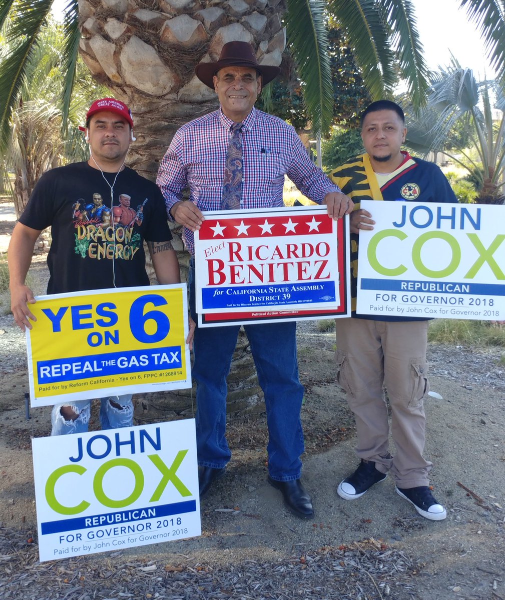 Benitez4asm2018's tweet photo. Ricardo Benitez is state assembly
Candidate for 39th District.against
Speed Rail.Repealing Gas Taxes https://t.co/k1puQcWSkw