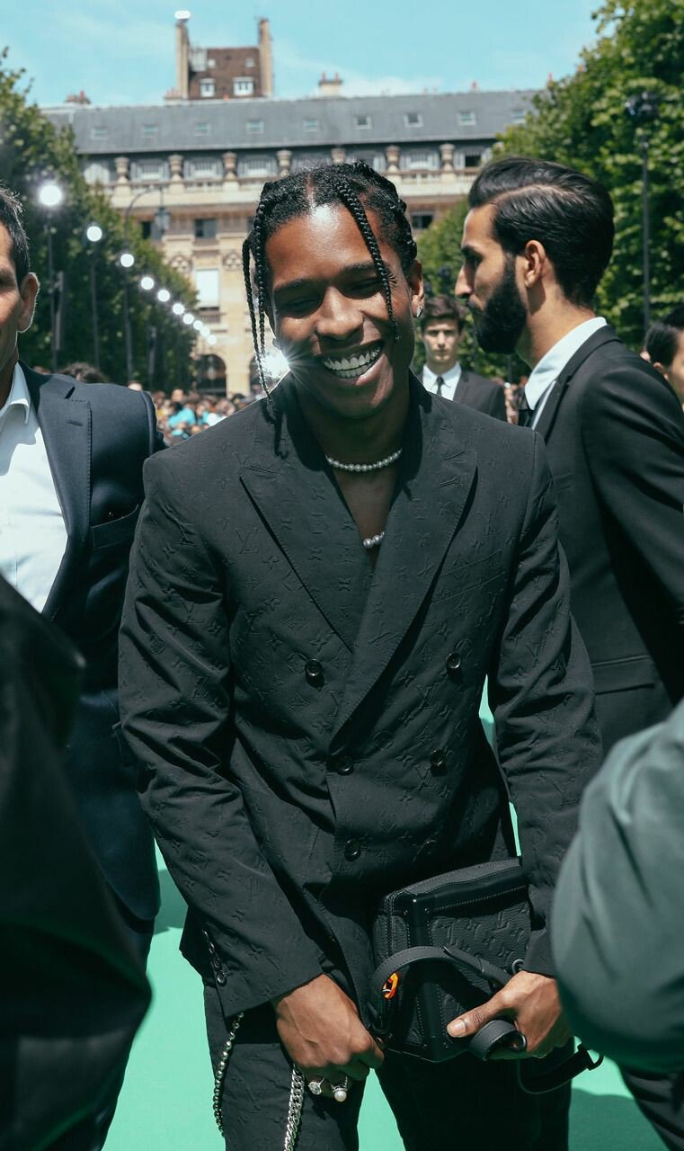 asap rocky louis vuitton suit