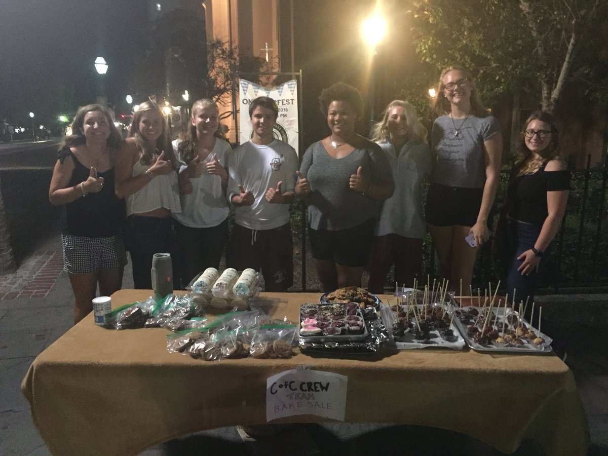 Some fundraising happening here on the corner of King and Vandy!