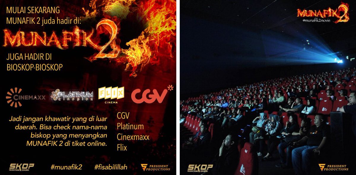 iss_skop's tweet photo. #Munafik2
#horrorfilms @munafik2movie @munafik2movie
#tqALLAH #Munafik2 #Fisabilillah #Indonesia #jakarta #jakartainfo #jakartatimur #jakartabarat #jakartahits #cinemaxx #cgv #cgvindonesia #flix #platinumcineplex #bioskopinfo #bioskopinfo #bestoftheday #bestofhorror https://t.co/hGUzvIckHD