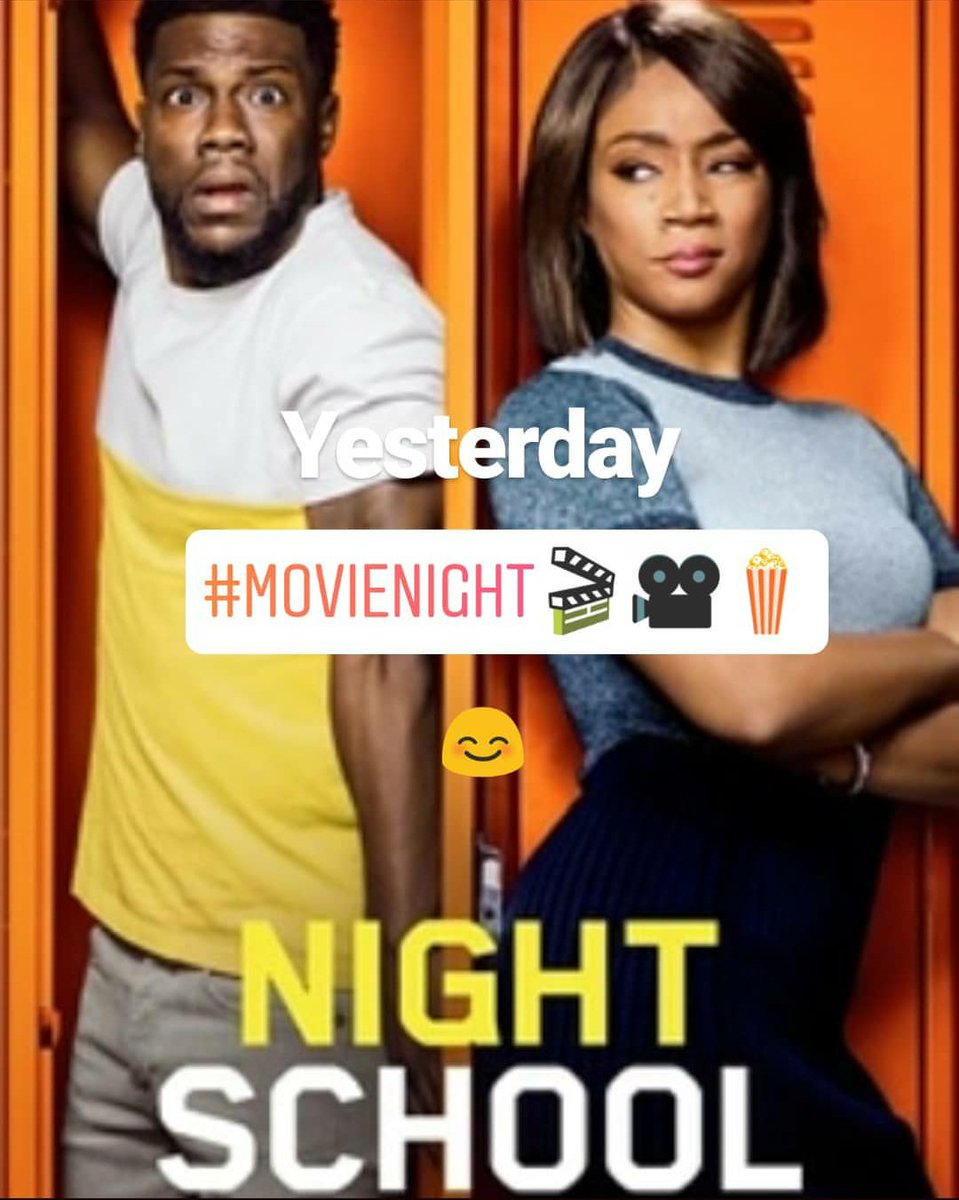 Iamdonnaking's tweet photo. Need a good laugh go see Night School with Tiffany Haddish and Kevin Heart. #movie #nightschool #movie #moivenight #tiffanyhaddish #Kevinhart #funny #laughing #laugh #fun #popcorn #soda #acting #actor #comdey #comdians #actres #film #jokes #worthawatch πππ ππππππ₯π¬πΏ https://t.co/wtf9KLylFn