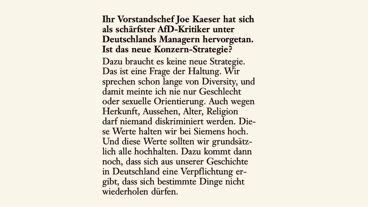 Verdammt starkes FAS-Interview mit @janinakugel! 💪

#Werte #Diversity #noAfD