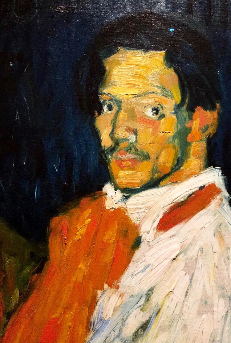 Flgiraud's tweet photo. Picasso avant « Picasso » au @MuseeOrsay, en bleu & rose #yopicasso https://t.co/DPxFRASZht
