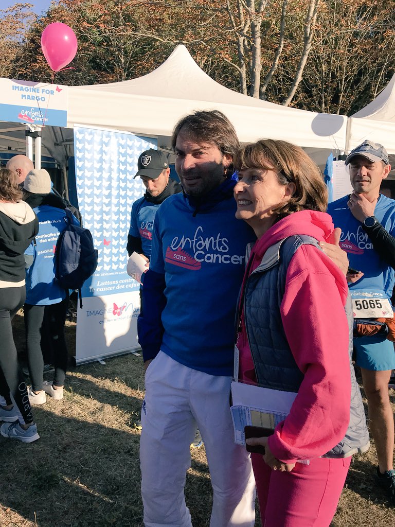🦋Course #EnfantsSansCancer : la présidente, Patricia Blanc et l’ambassadeur, <a href="/christophedomi/">christophe dominici</a> sont prêts !
#GOFightWin