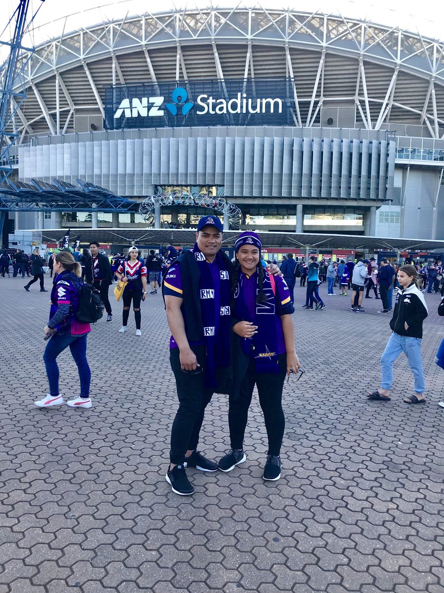 djmeex_'s tweet photo. Purple Army is here #NRLGF https://t.co/t4dbuanD0k