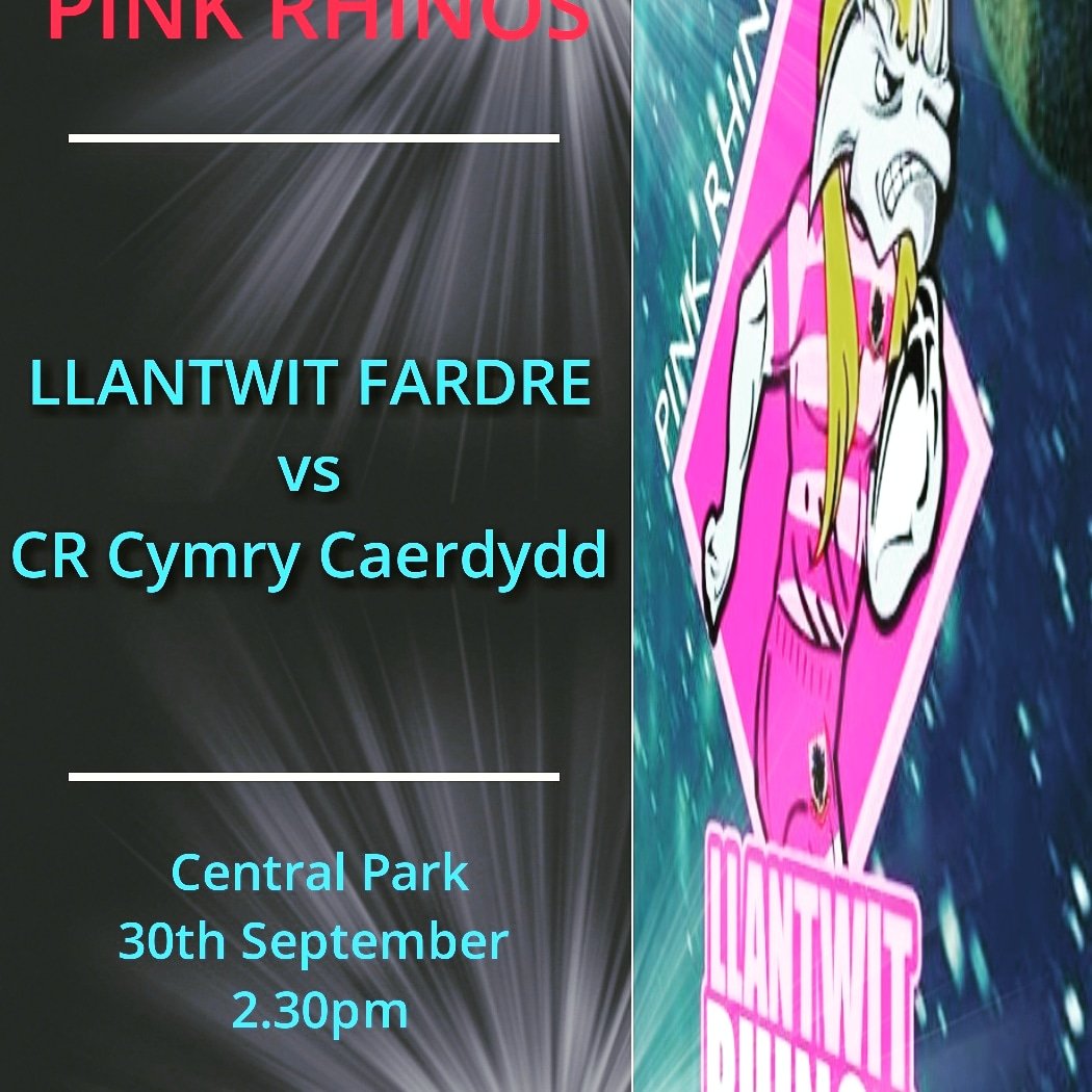 llantwit_pink's tweet photo. New official account started due to #lostpassword Come and support the #pinkrhinos today! @AllWalesSport @LlantwitRFC @LlantwitJ https://t.co/Fe5m1hjZvh