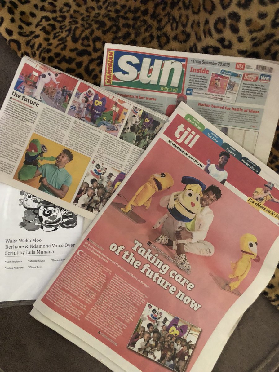 WakaWakaMooByLM's tweet photo. Thank you 🙏🏿 @namibiansun cc @june_berry94 #CoverPage #WeekendPaper 📷: @tuvawolf #WakaWakaMoo https://t.co/p4RrIIEw81