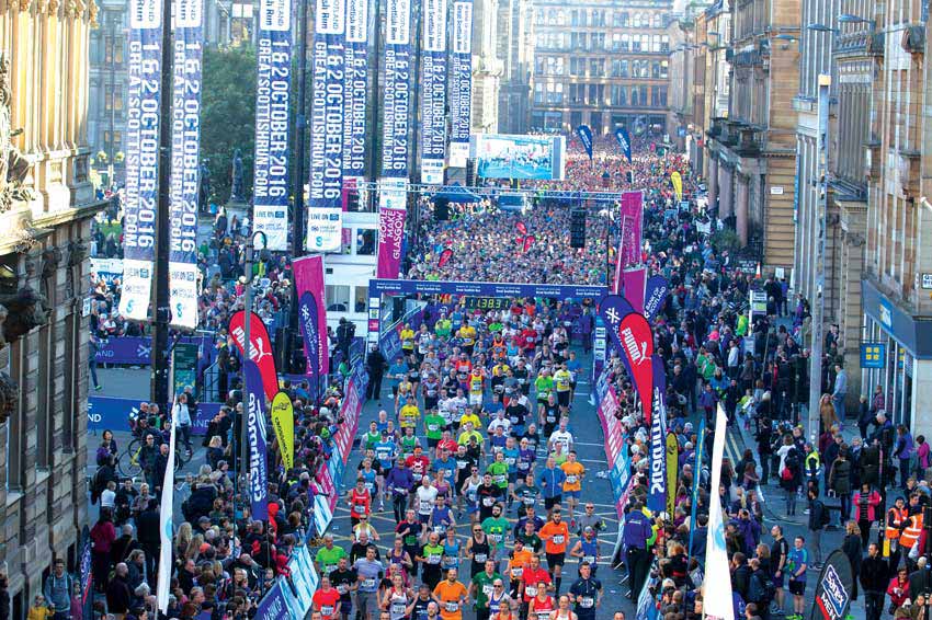 ArnoldClark's tweet photo. As runners begin their warm-up for the #GreatScottishRun this morning, we’d like to say good luck to everyone taking part in the race – see you at the finish line! @GreatScotRun https://t.co/moTDVNryZt