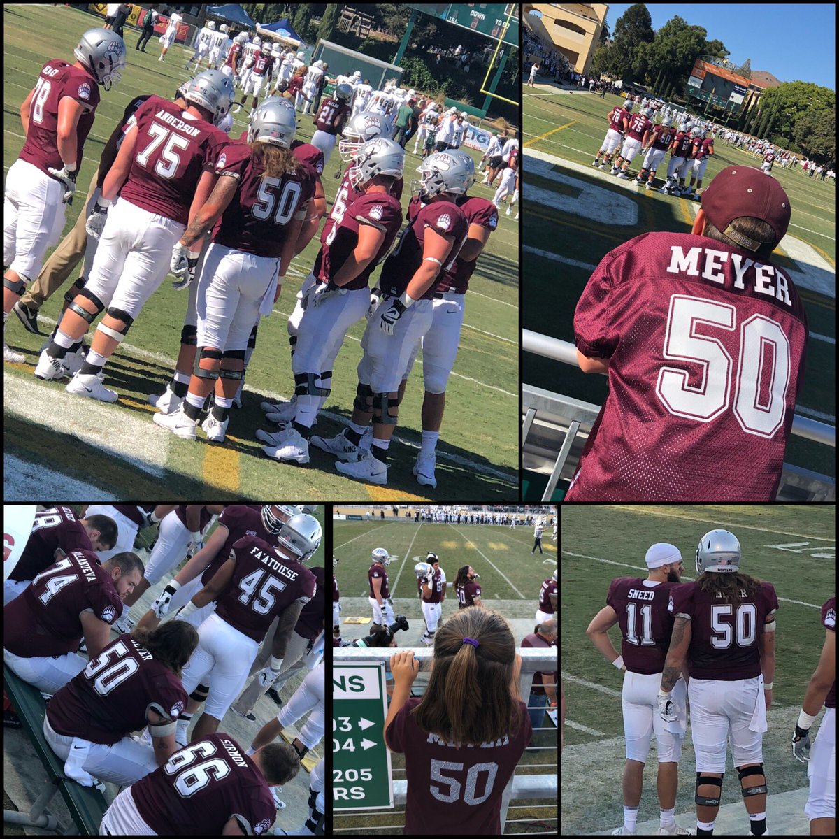 MOMOF3MEYERBOYS's tweet photo. Grizzlies beat Cal Poly 48-28!! So much fun to be there to watch @the_meyer_50!! Thank you to our family that made the trip to SLO!! π»ππ» #meyer50 #RTD #GoGriz #proudgrizzlymom50 https://t.co/9HVwmZw7Mo