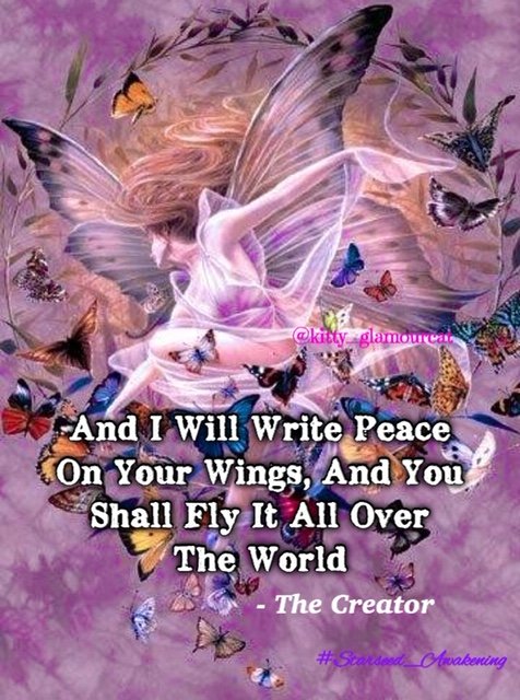 kittyglamourcat's tweet photo. And I Will Write Peace On Your Wings And You Shall Fly It All Over The World 😇

For This And More Great Content, Please Visit My Instagram🦋🌏
https://t.co/mK1CC1dDgN

#magic #alchemy #esoteric #peace #soul #grace #butterflies #angels #healtheworld #awakening #oraphim https://t.co/nhiWuvfJOz