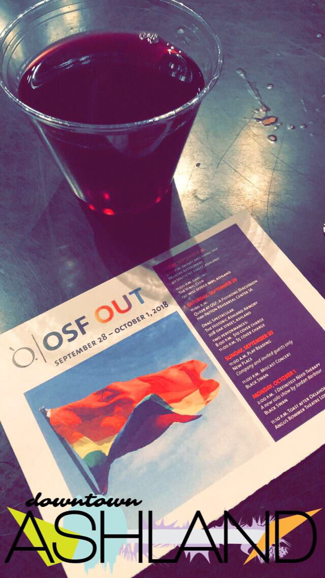 tarce0201's tweet photo. Enjoying #OSFOUTWeekend!! Special thanks to @osfashland for the great schedule of events this weekend. 🌈🙌🏽 https://t.co/uc2Cws0spn