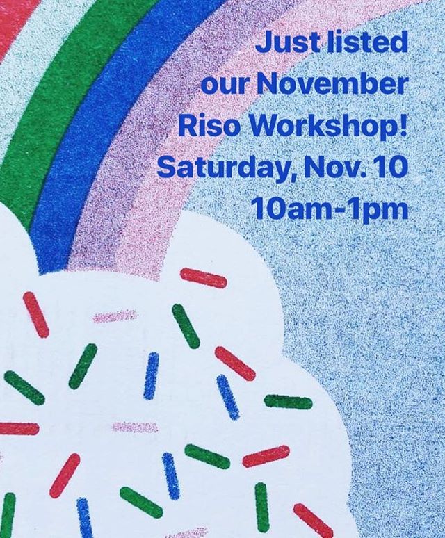 baltimoreprints's tweet photo. November Riso Workshop up in the shop, link in profile! #bpsworkshop #risograph https://t.co/qmW5Y7oMUe https://t.co/PPpHE2rUsj