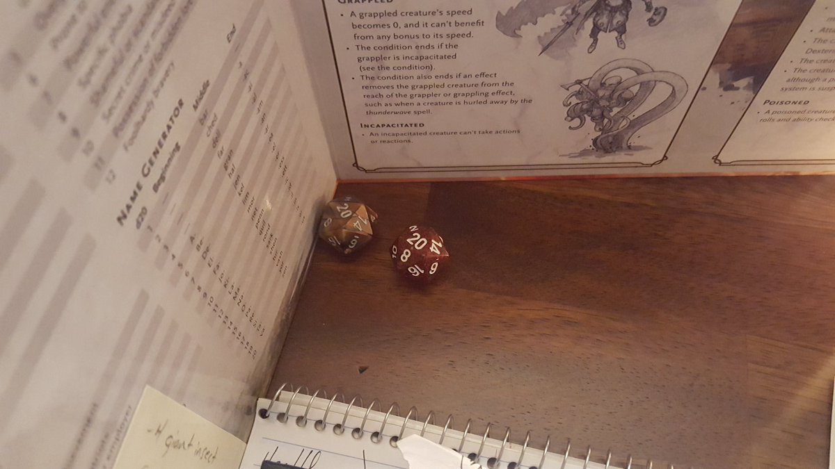 JonGray's tweet photo. This is the 8th crit that I've rolled. They are not doing well. https://t.co/aCkH8pexbL