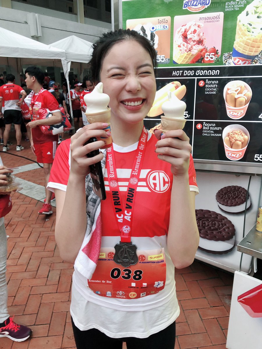 Bubblemilktea91's tweet photo. น่ารักกก ❤😍 #acvrun2018  

📸 : echohowdy

#ชานมไข่มุก 

@MookWorranit https://t.co/BkTvhse3wr