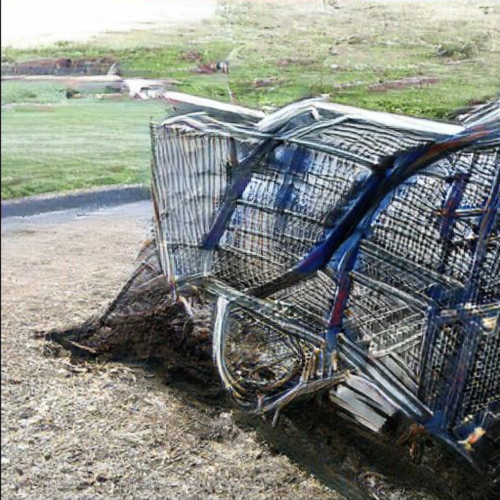 JanelleCShane's tweet image. Strangely compelling #BigGAN generated shopping carts