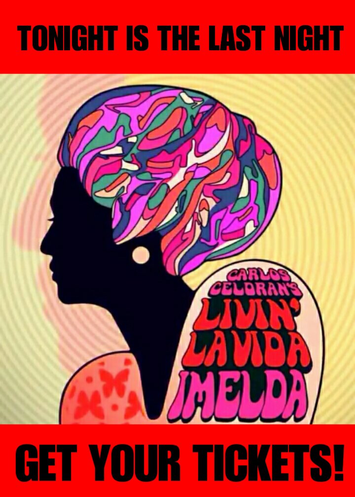 lavidaimelda's tweet photo. This is the last show run for 2018! Last chance to get tickets! So many channels to choose from: 

~ Ticket2Me: https://t.co/YfxjnJ7jDY 
~ https://t.co/PVeZvjvg3A 
~ Email info.carlosceldran@gmail.com 
~ Text +63 920 9092021 to inquire (Lesley)

#LaVidaImelda #Manila #TicketEasy https://t.co/OmCK6cbavG