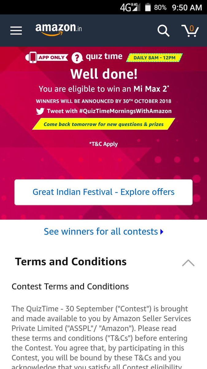 rajatga015's tweet photo. #quiztimewithamazon https://t.co/4Diza34JKA