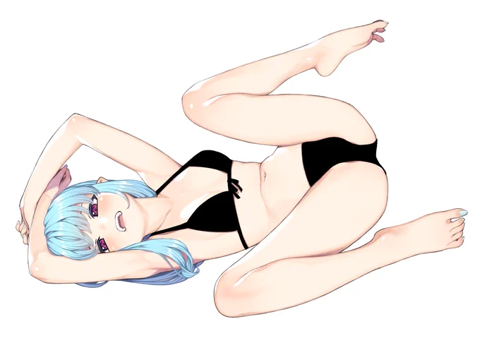 珍しく2連続でヌード絵を描きました。水着無しバージョンはピクシブにて。
つぐももヌード47 桐葉5 | 浜田よしかづ #pixiv https://t.co/mR7wYFswXE 
