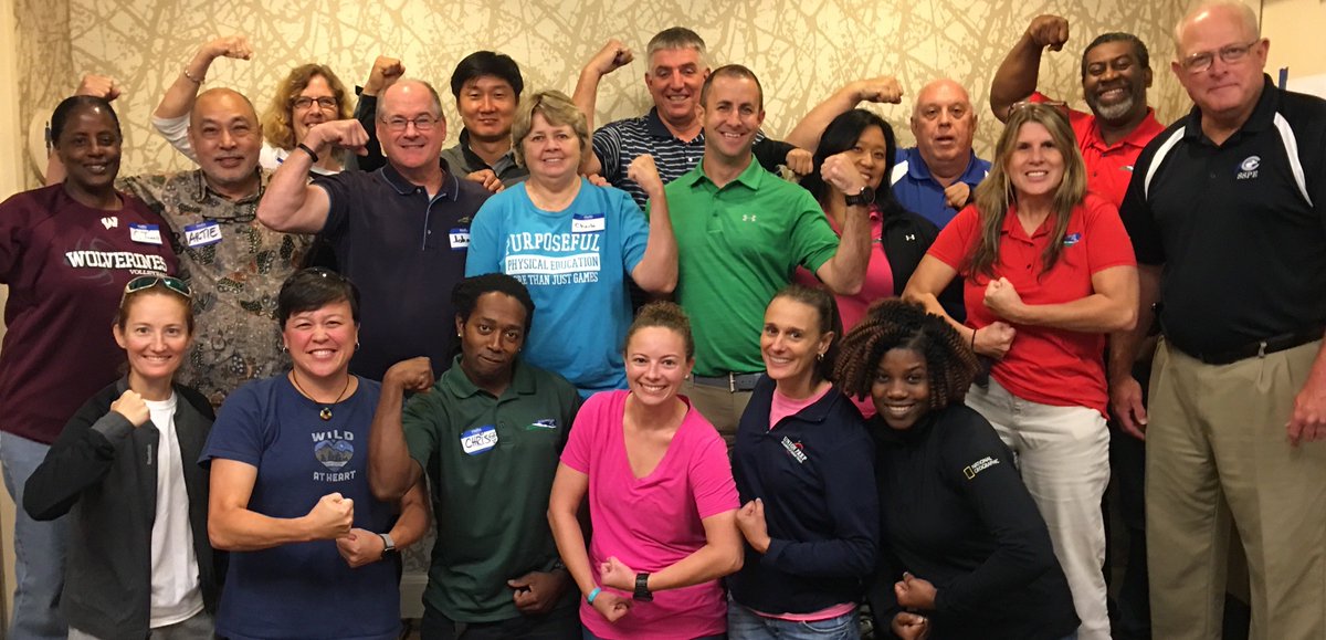 ArtieKamiya's tweet photo. We're NCAAHPERD-SM Strong! Yesterday the Board of Directors met to add their final touches to the upcoming #NCAAHPERDSM18 State Convention. Very grateful to have such a strong group of individuals leading the charge for change in North Carolina!! https://t.co/f7Gmq7f6w7