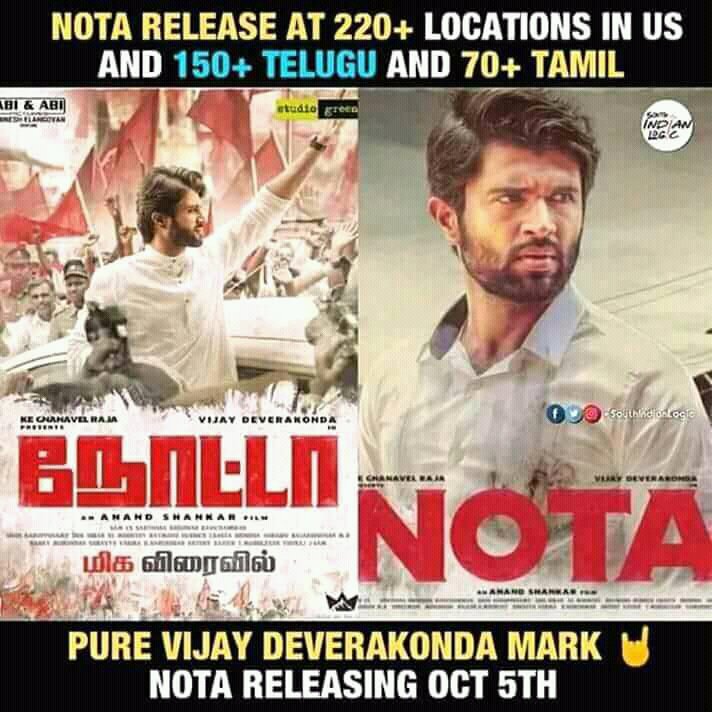 VjayDeverakonda's tweet photo. Pure #VijayDeverakonda stamina!!!
Another 💯 crore gross movie on the way!! U will see the cruel #RampageOfVijayDeverakonda
#NOTAonOct5
#NOTApressmeet https://t.co/RMoKlbDTiV