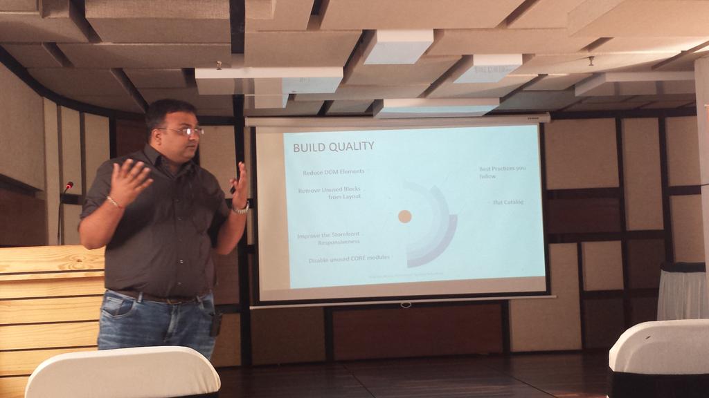 moingshaikh's tweet photo. "Running your live site in dev mode is like deriving your car in 2nd gear at 80/km speed! Don't Do That.": Ravi B. @krishtechnolab #MagentoMeetupAhd #MagentoMeetup @magento #devtips https://t.co/eLYBtmK6jC