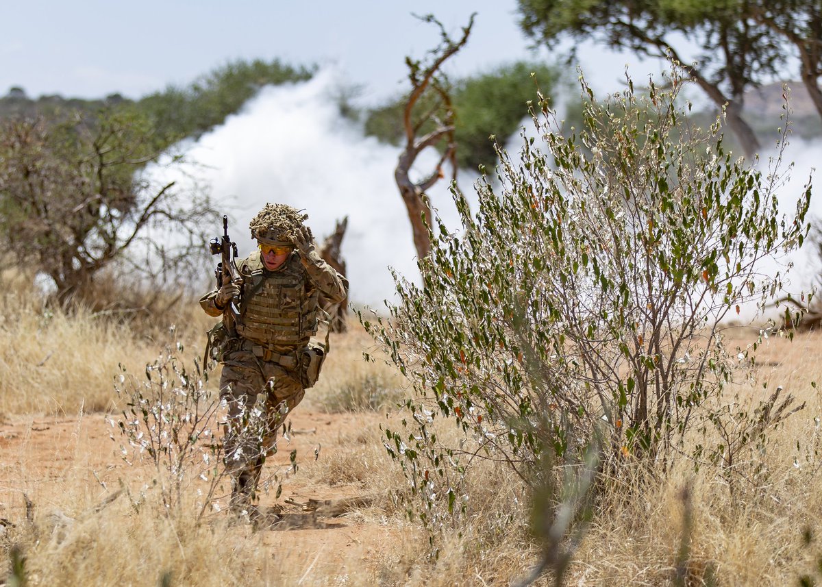 irish_guards's tweet photo. #Training is in now in full swing with allot of effort put in by Irish Guardsmen in the African heat.
#Morale is high and the #Kenyan scenery is just #spectacular.

#irishguards ☘️💂‍♂️ #TheGuards

#realsoldiering #adventure #BetheBest https://t.co/dSh7mfKVFQ