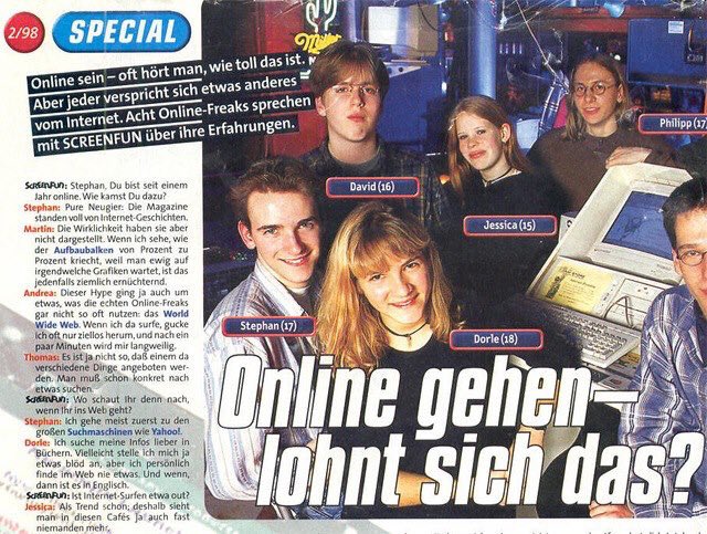 zideshowbob's tweet photo. Dieses Online wird sich nicht durchsetzen! #20Jahrespaeter https://t.co/gcpyzsdY6Z
