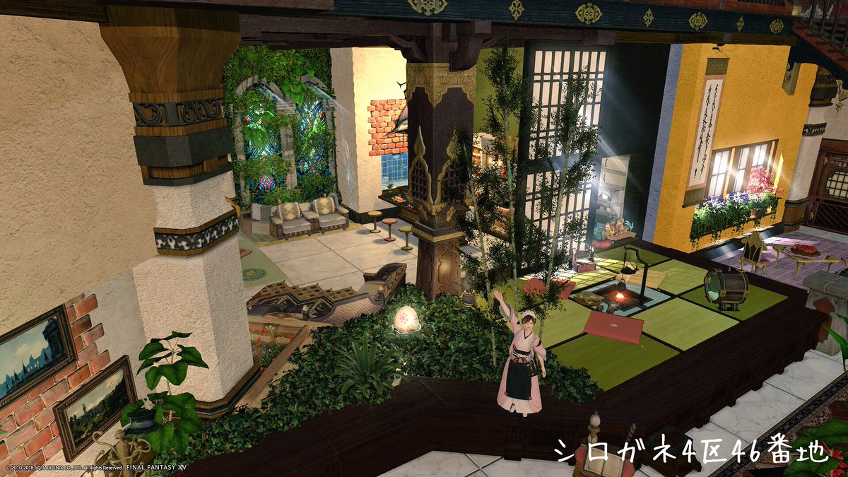 ট ইট র りく Ff14ゼロムス鯖 Lハウス1階左側は改装終わり 多分 Ff14 Ff14ハウジング