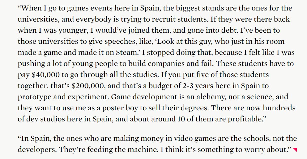 ellaguro's tweet photo. this is the one part of the "indiepocalypse" Polygon article that makes a really good point, and it's something i worry about every day https://t.co/j66J5Iwwdw