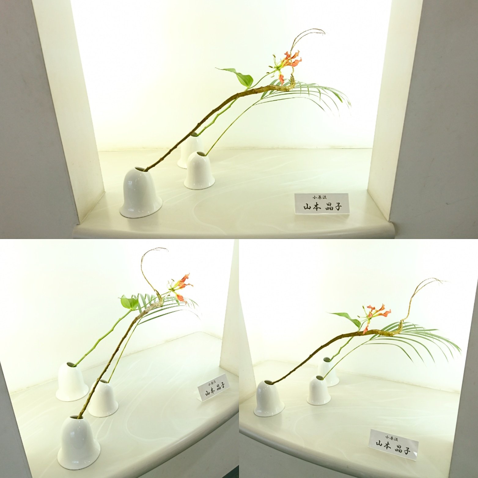 Twitter 上的 Toyokawa Libgeo 豊川市中央図書館２階通路のお花 小原流 が いけ替わりました 今回の花材は ハッシュタグのとおりで 花舞 という表現方法で生けたとのこと T Co N4sflde4sd 豊川市 図書館 Library いけばな いけ花 花舞 はなまい