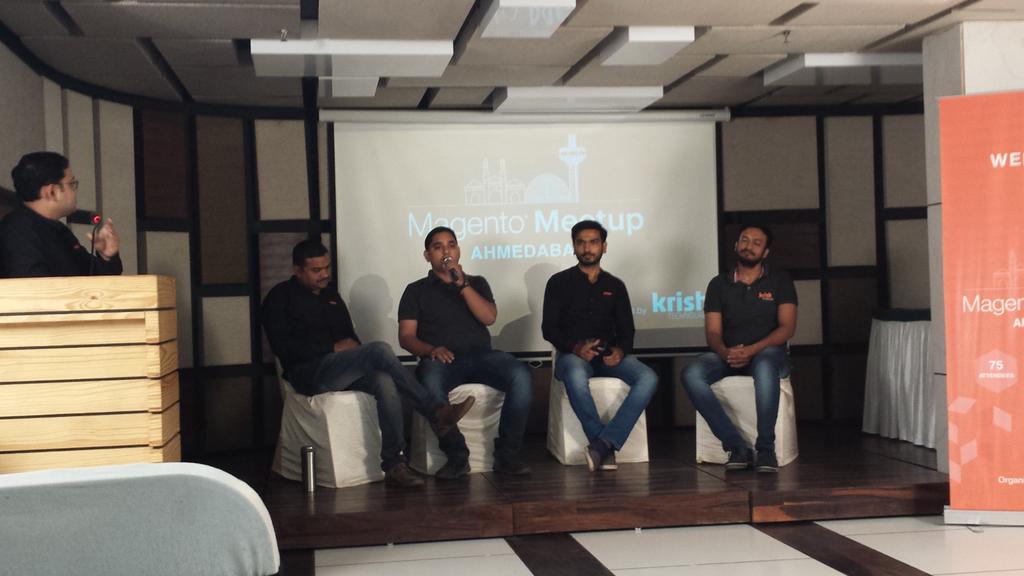moingshaikh's tweet photo. Magento is no.1 eCommerce solution platform driven by contributors and community: Jitendra Padamshali, CEO @krishtechnolab 

#MagentoMeetupAhd #MagentoMeetup #ecommerce https://t.co/14gZ0awc0P