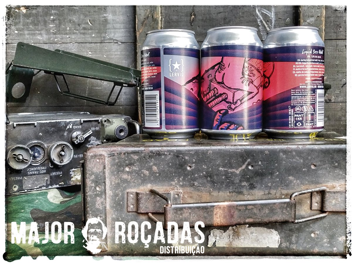 MajorRocadas's tweet photo. [PT] Novas munições - 3
[EN] New ammunitions - 3

Com/with @MajorRocadas + @LervigBeer &amp; #HappyDaysAreBEER

#MajorRocadasDistribution
#Lervig #BeerPorn
#BeerSelfie #ToTheBeerGods
#CraftIsMoreThanBeer https://t.co/HGwK0JNEGk