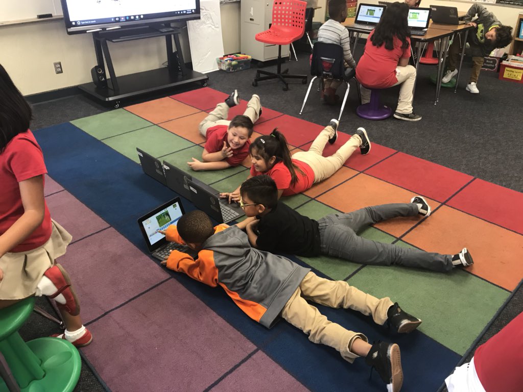 Working Together Coding Scratch My students working together to code a scorekeeper for a game on ...