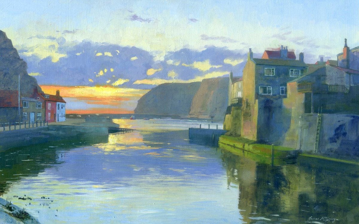JamesMcgairyart's tweet image. Paintings with Sunset or Sunrise. Signed Giclée Prints for sale at jamesmcgairy-artist.com/ourshop/cat_50… … … #Staithes #SaltburnByTheSea #sunrise #sunset #painting