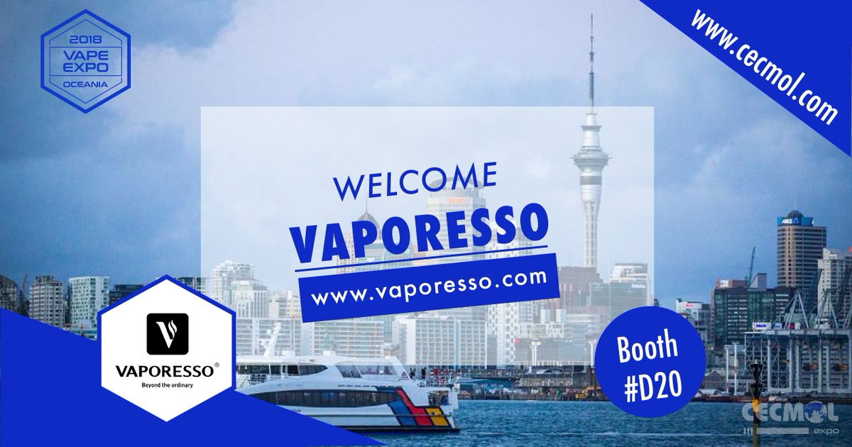 cecmol66's tweet photo. Cecmol Vape Expo Oceania presents one of the biggest brands in the market of Vape, VAPORESSO !
😎Guarantee your Booth, we have already sold more than 80%
Cecmol, the world at your reach🌏
#vape #cecmol #vapeexpo #vapeexpooceania #vaporesso @VaporessoEcig https://t.co/2OYiZrP6oD