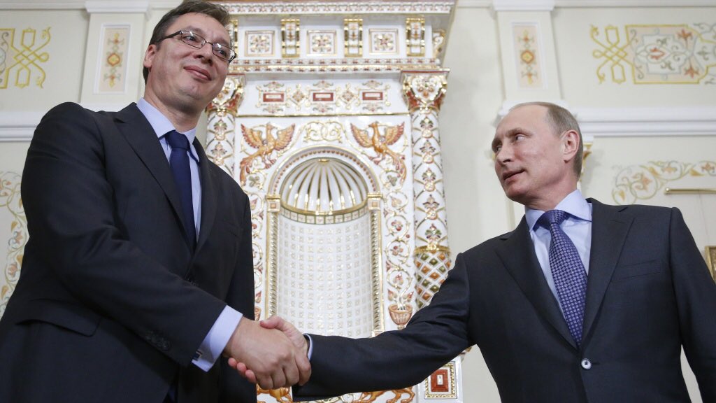 Президент сербии с путиным