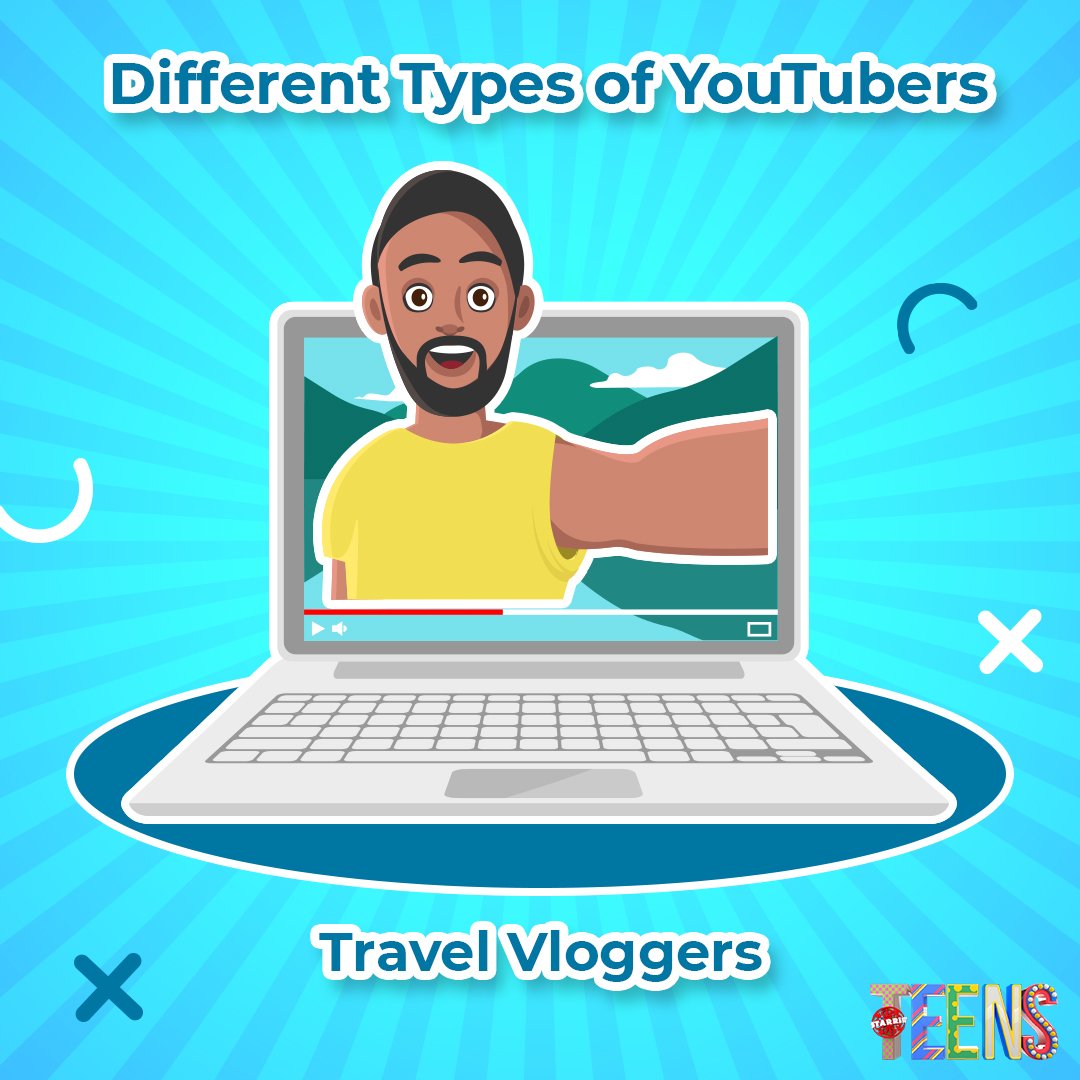 StarrinTeens's tweet photo. #TypesOfYouTubers As #YouTube has grown the platform has become a hub for first-hand #travel and #adventure knowledge. #TravelVloggers bring viewers on their #adventures and lend helpful travel #recommendations along the way. #StarrinTeens #HarnessTheHappy #YouTubers #Vlog #Teens https://t.co/zmejLazyaH