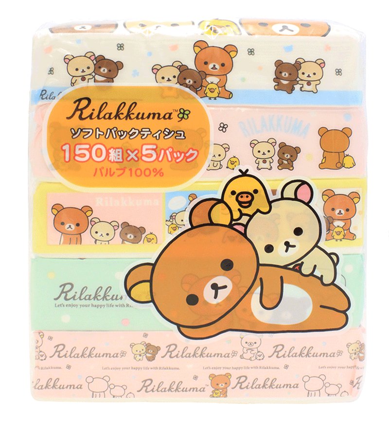 リラックマのソフトパックティッシュが登場✨
箱なしのティッシュなので、小さなお子様でも安全なティッシュ。可愛いイラストが入った300枚(150組)5パックの1セットです?
詳しくは https://t.co/1NE00JZwJ0 