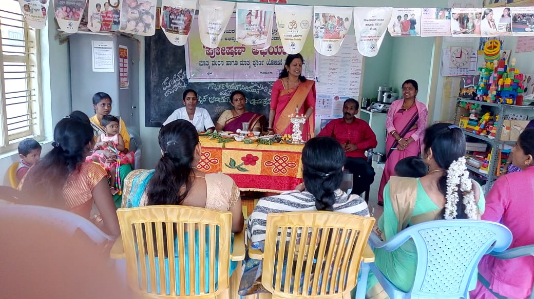 Poshan Abhiyan geared up in flood hit Somvarpet block of Kodagu District, Karnataka
