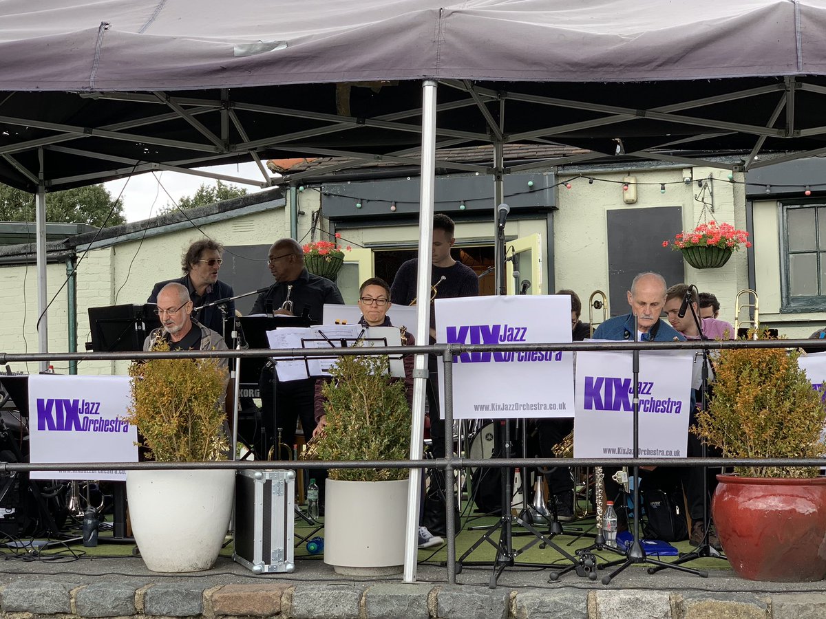 johnsidneycarey's tweet photo. @pavilionsandc Hot Jazz on a Cool Autumn Sunday. Cookin’ with Kix Jazz Orchestra. Nice one! https://t.co/ZQQW6jEAcY