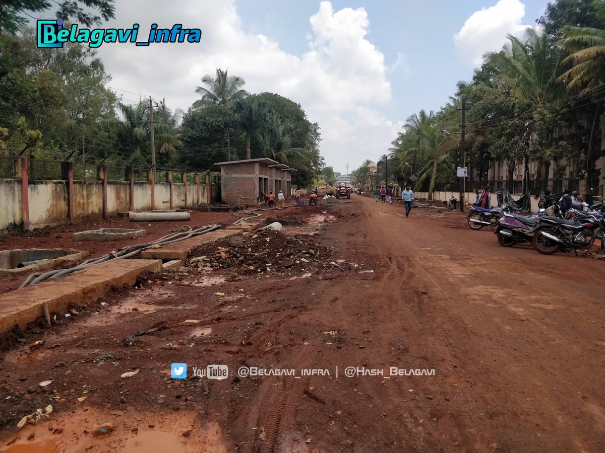 Belagavi_infra's tweet photo. Update : current status of #Smart_Road (KPTCL Rd) by #Belagavi_SmartCity_ltd https://t.co/r0Bu2guGOd