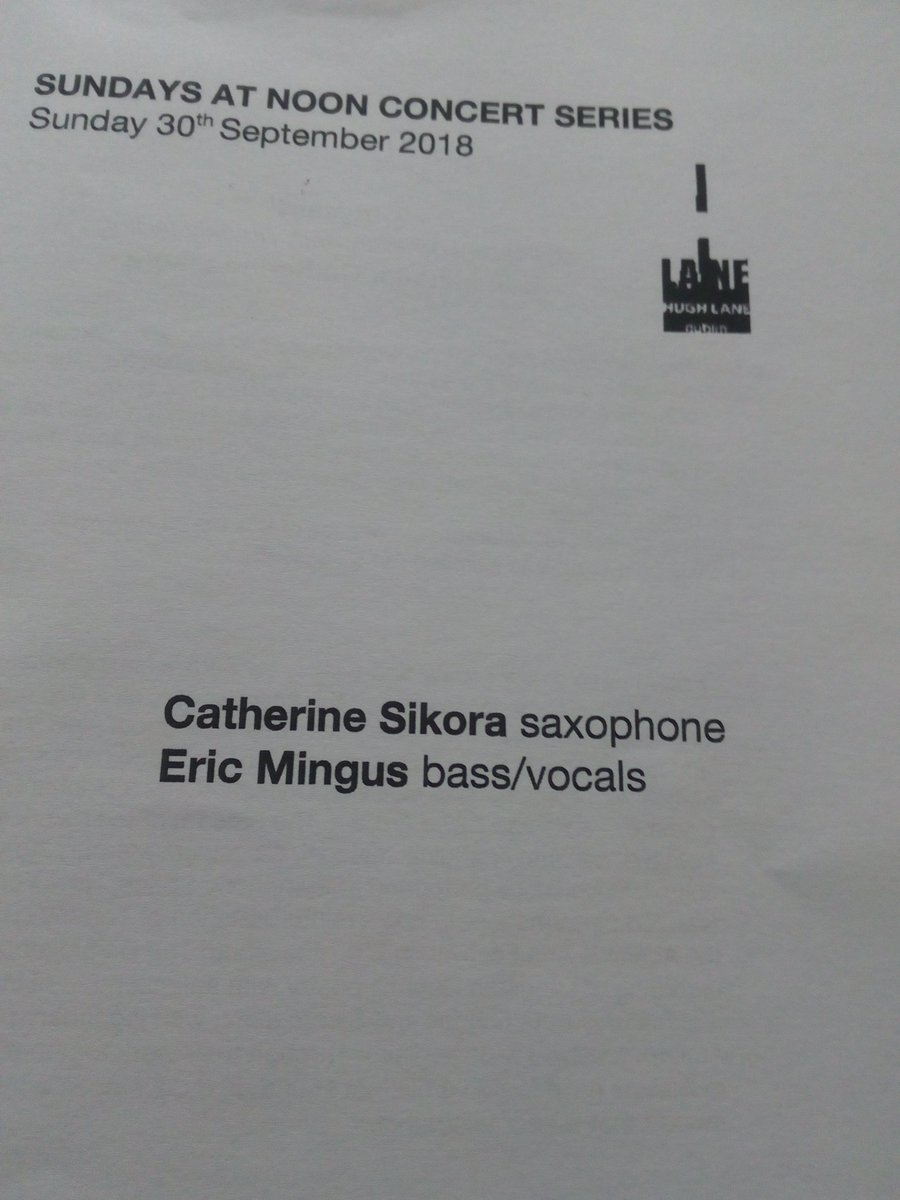 Thehousepresent's tweet photo. Great to see these #concert at #noon back @TheHughLane - Best way to start #sundayindublin with #marybarnecutt https://t.co/Jz7WBBJM9C